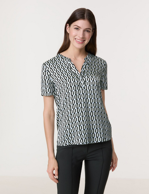 Gemustertes Blusenshirt