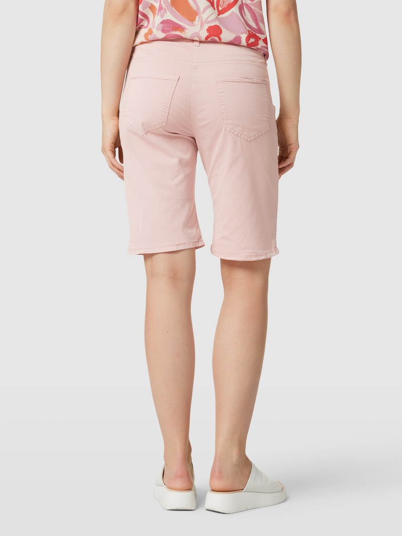 Bermudas mit seitlichen Eingrifftaschen in rosé