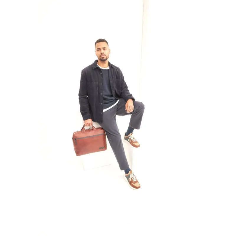 Jost MALMÖ Businesstasche M - cognac