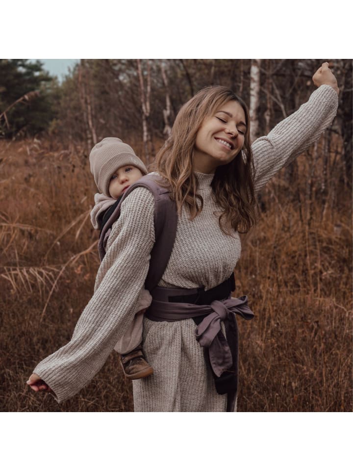 Hoppediz Babytrage Bondolino b.pure in all taupe günstig kaufen onesize