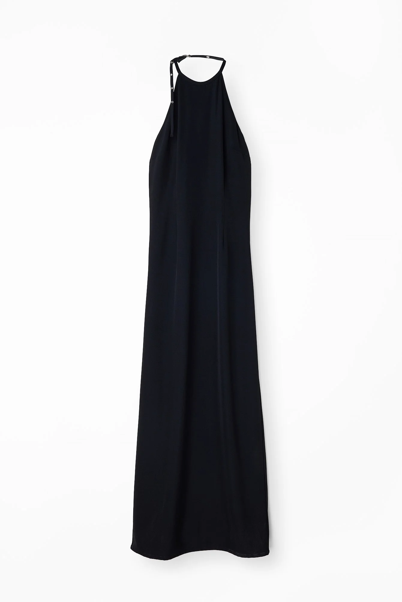 Maxikleid mit Schnallendetail und offenem Rücken