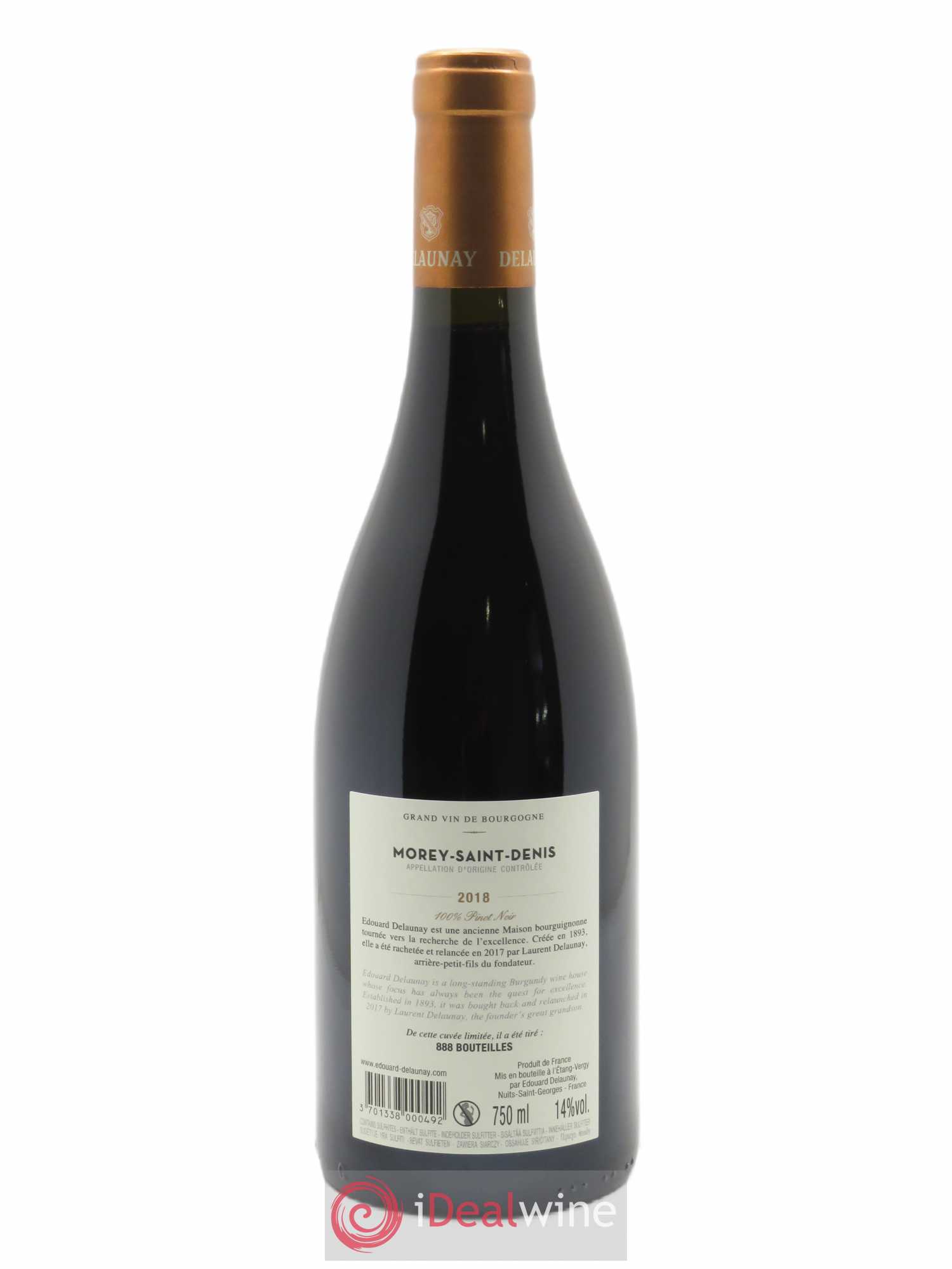 Morey Saint-Denis Le village Edouard Delaunay  2018 - Lot de 1 Bouteille