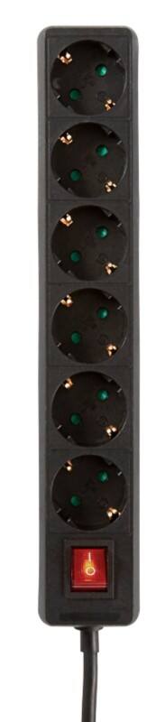 Nedis Steckdosenleiste EXSO630F2BK