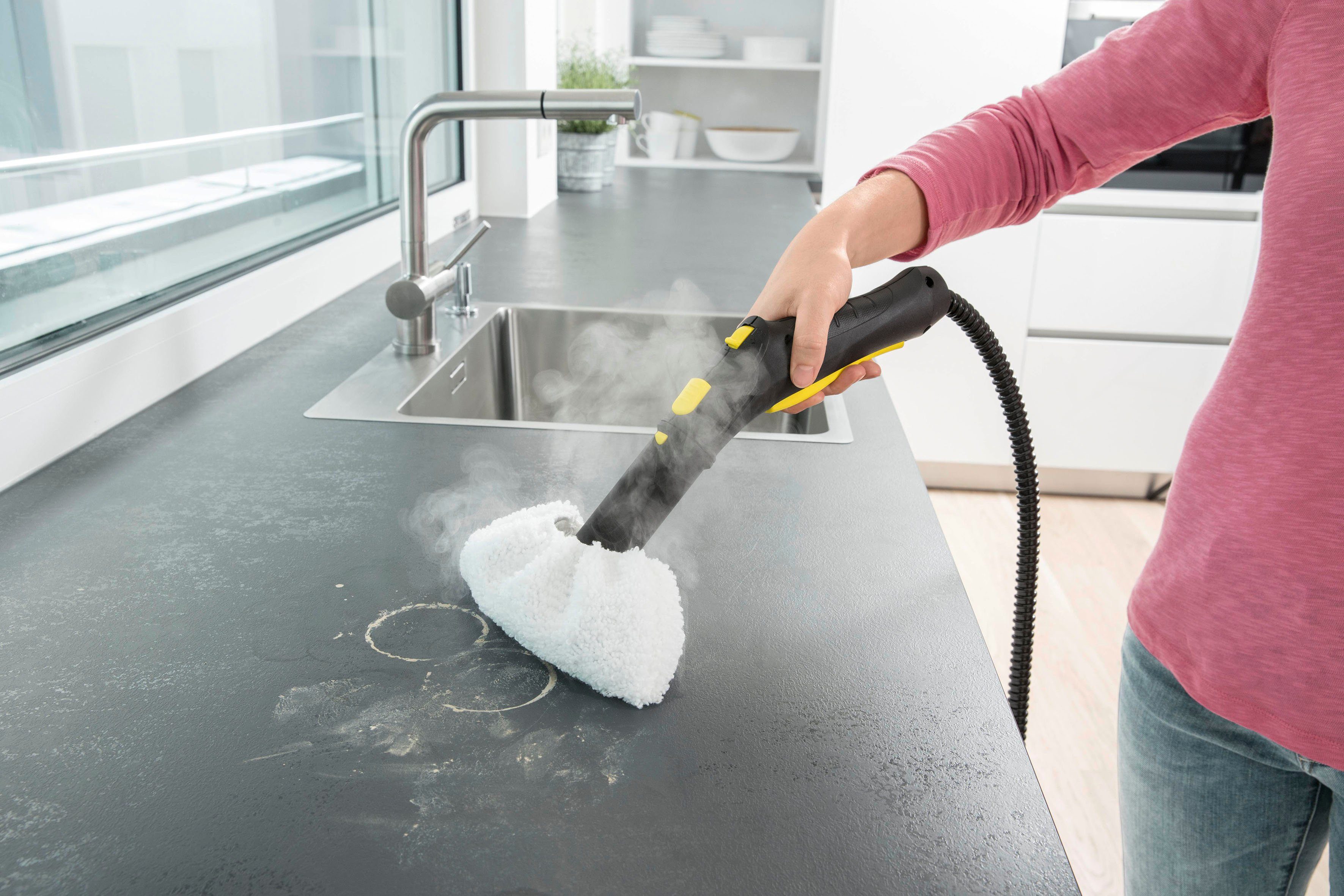KÄRCHER Dampfreiniger SC 3 EasyFix, 1900 W, mit Bodendüse EasyFix und Entkalkungskartusche