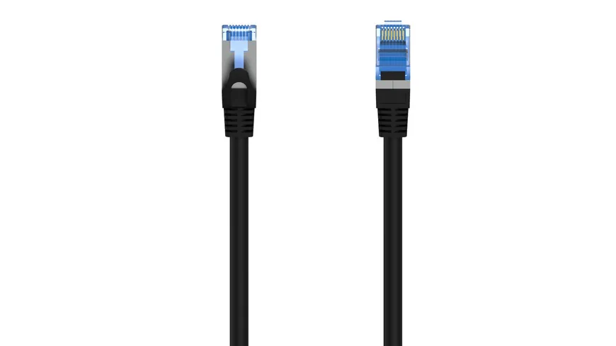 Hama Netzwerkkabel, CAT-6a, 10 Gbit/s, S/FTP geschirmt, 1,50 m