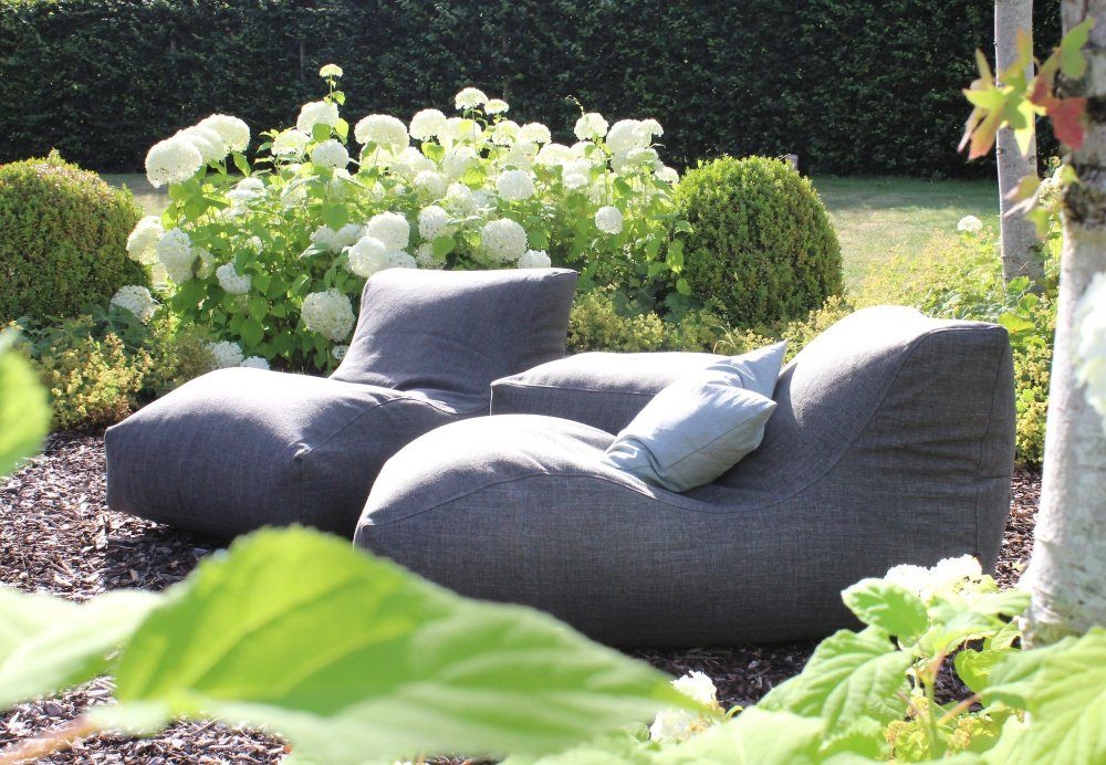 OUTBAG Sitzsack Wave Olefin terra (Outdoor-Sitzsack), made in Germany, UV-beständig, regenfest