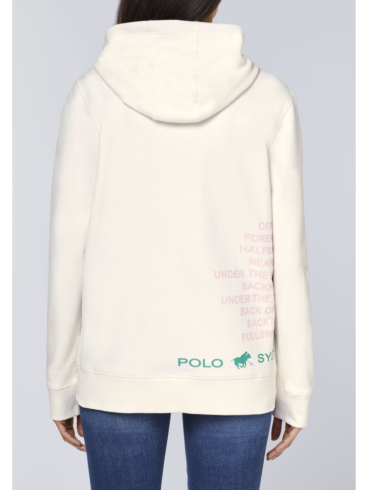 Polo Sylt Kapuzen-Sweatjacke in Weiß günstig kaufen XS