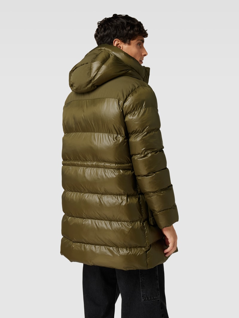 Parka mit Kapuze in olivgrün