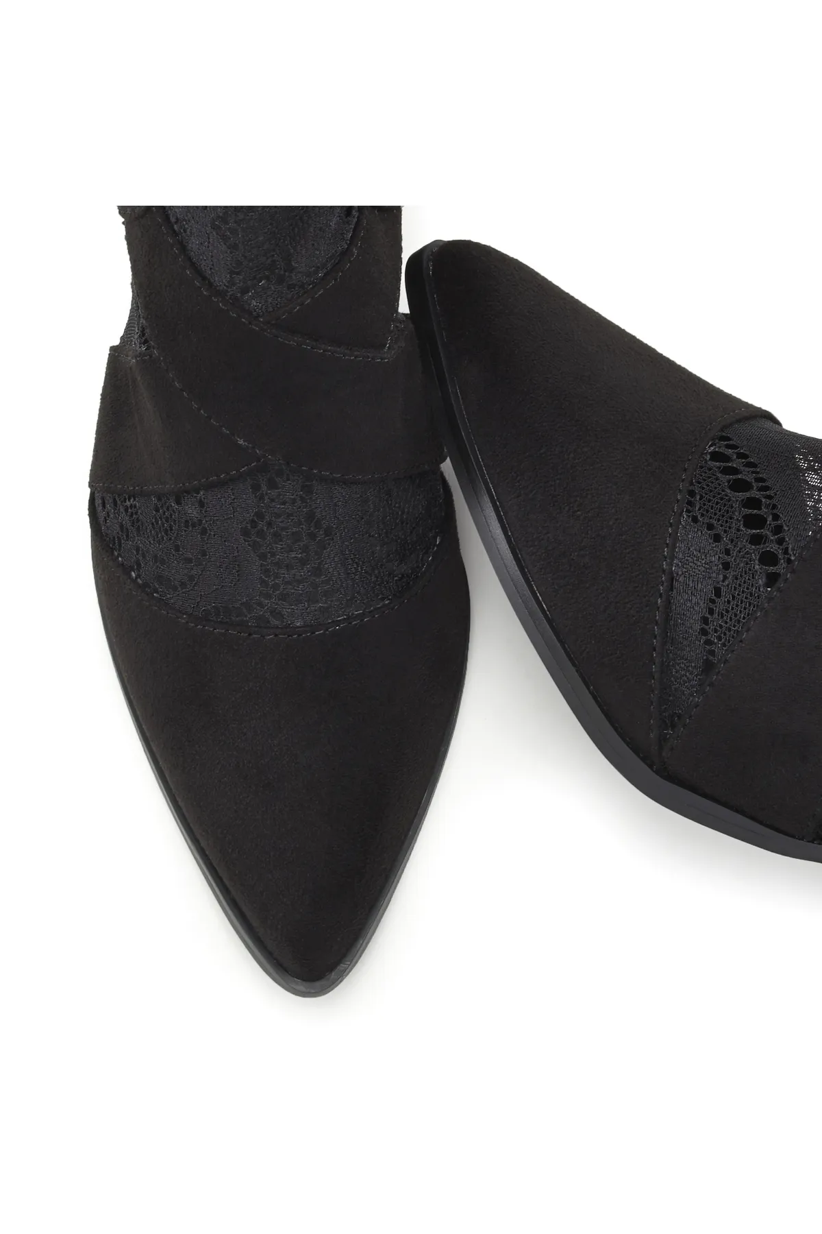 LASCANA  Stiefelette - Schwarz - Blockabsatz