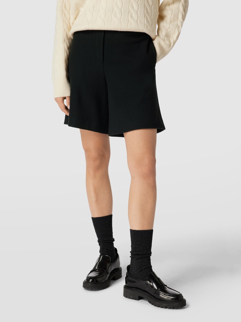 Sweatshorts aus Fleece in dunkelgrün