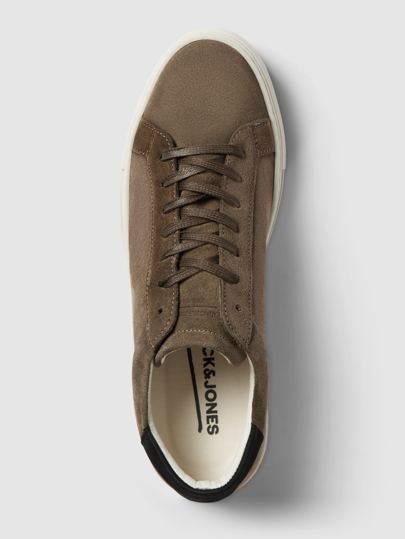 Sneaker aus Leder Modell 'COREY' in anthrazit