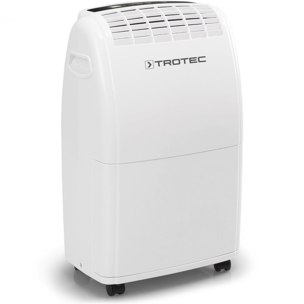 TROTEC Luftentfeuchter TTK 75 E, für 110 m³ Räume, Entfeuchtung 20,00 l/Tag, Tank 3,00 l, Entfeuchtungsautomatik mit Zielwertvorwahl zwischen 30 und 90 % r.F.