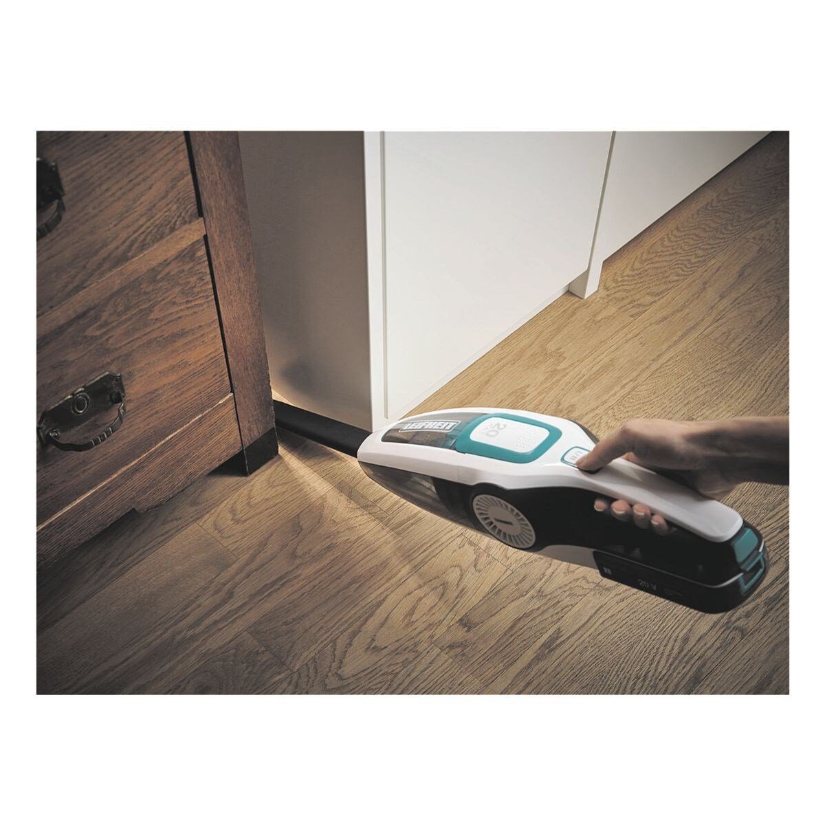 Leifheit Akku-Bodenstaubsauger Regulus PowerVac 2in1, Kehrsauger, Boden- und Handgerät, beutellos
