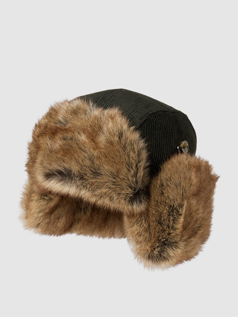 Mütze mit Ohrenklappen Modell 'RIB BOMBER' in olivgrün