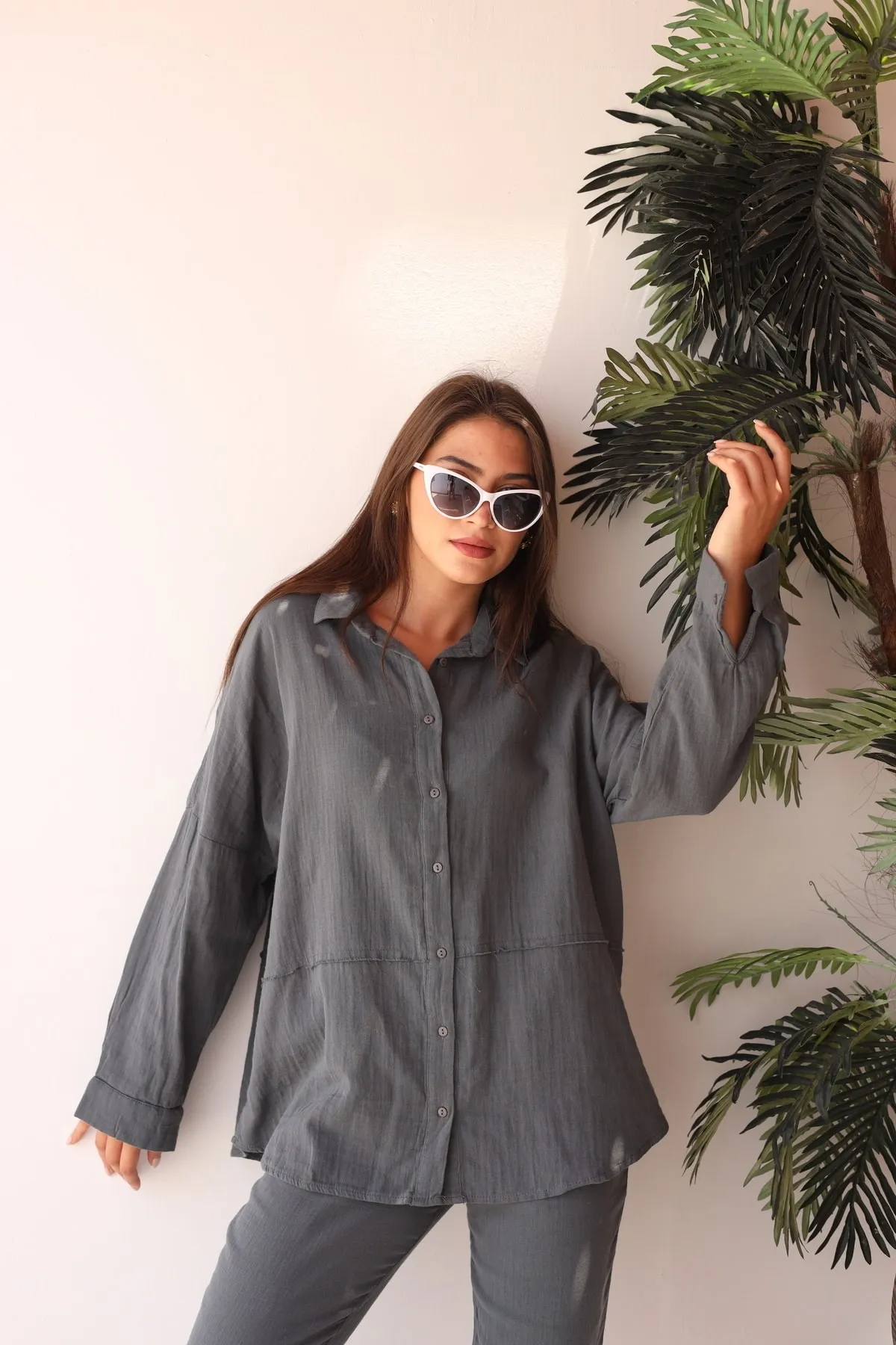 Laluvia  Zweiteiler - Grau - Regular Fit