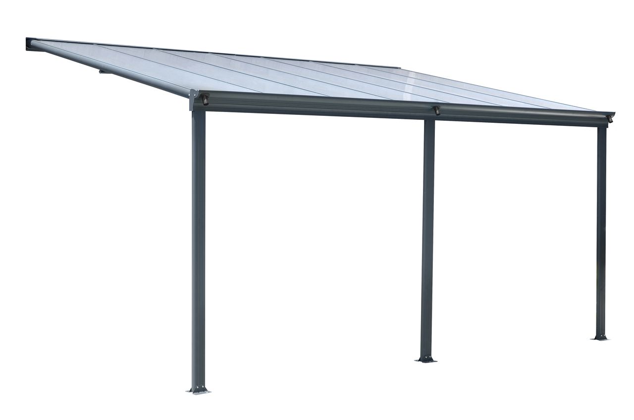 Better Home Terrassenüberdachung-/Terrassendach Veranda, 434 x 303 x 258 cm - Anthrazit