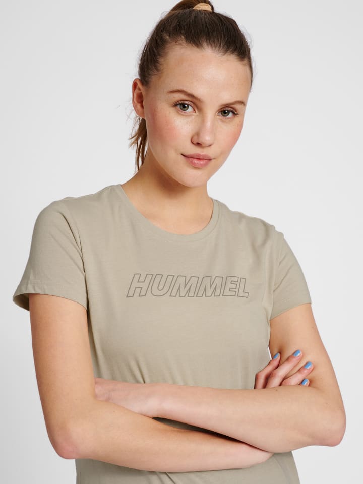 Hummel Hummel T-Shirt Hmlte Cali Multisport Damen in BLACK/CHATEAU GREY günstig kaufen