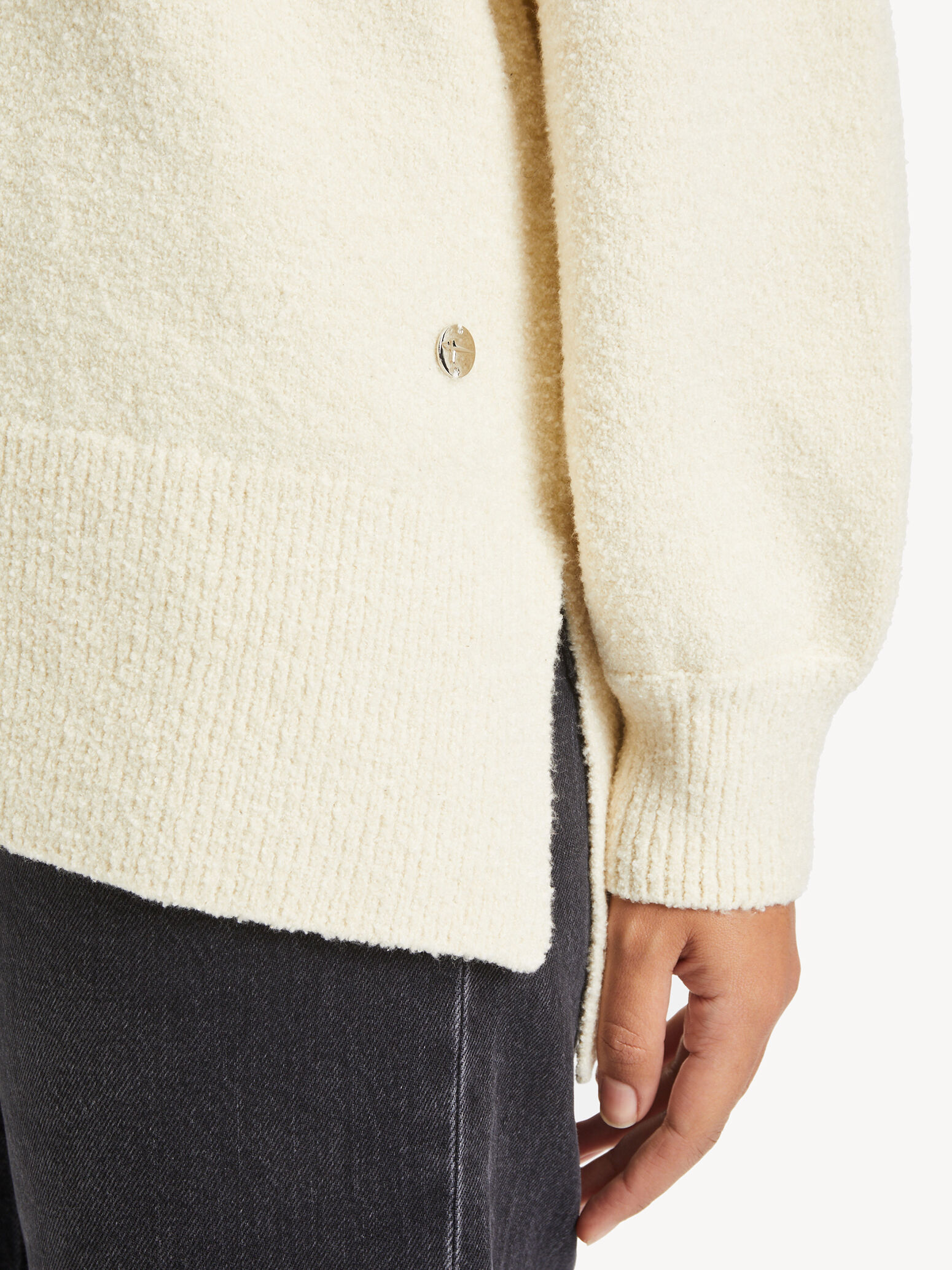 Pull-over en tricot - blanc