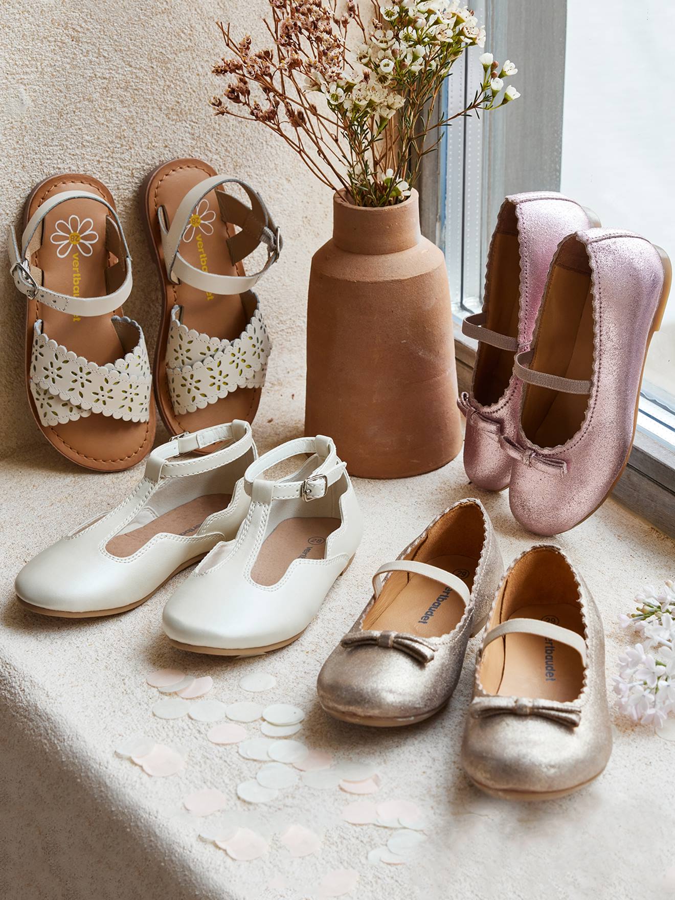Vertbaudet Mädchen Ballerinas - marine