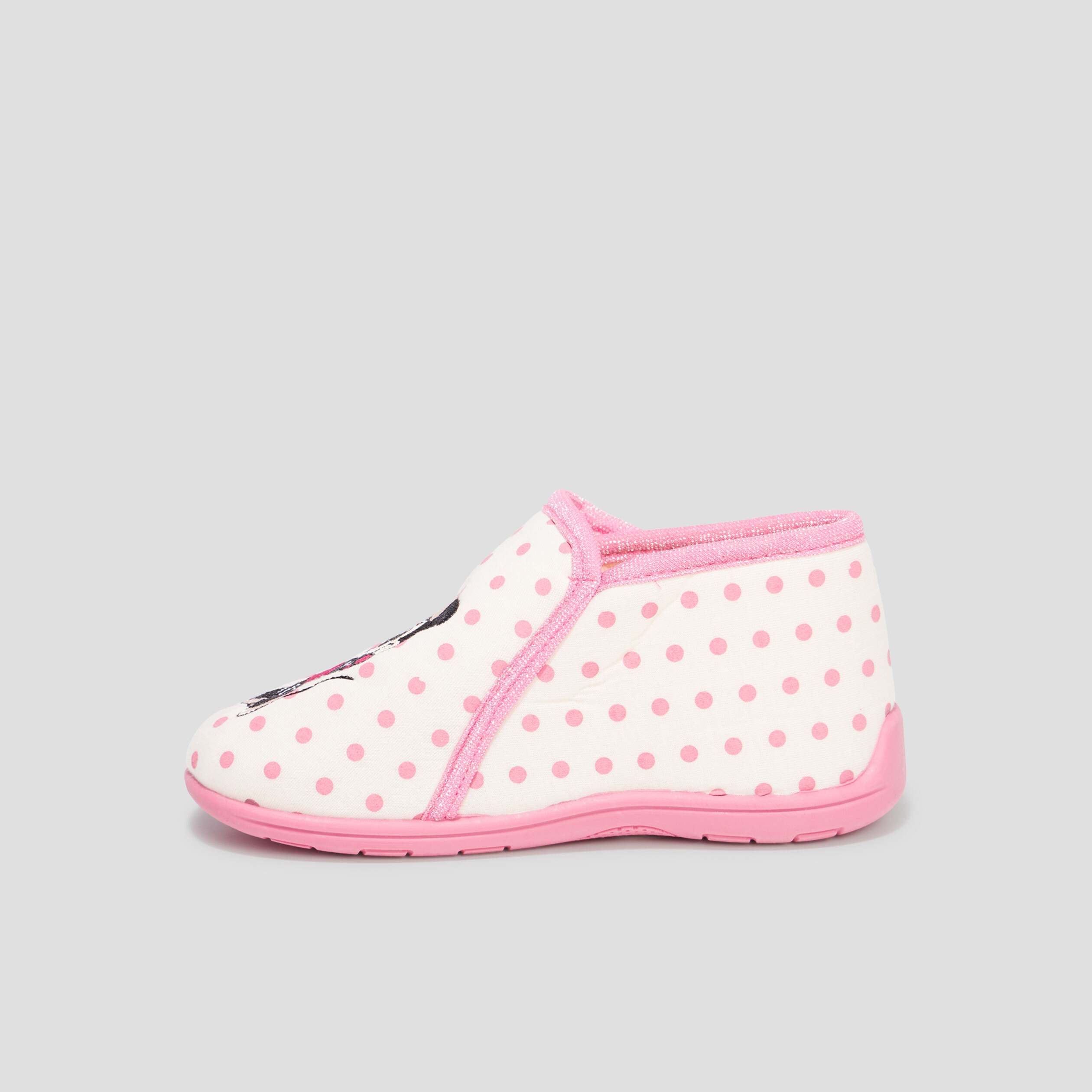 Chaussons bottilons Minnie rose fille | La Halle