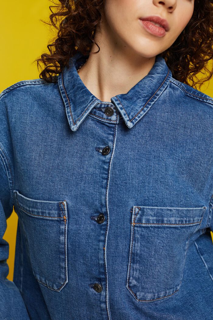 Jeanskleid in lockerer Passform