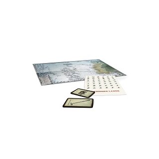 Die Verbotenen Lande - Die Frostweiten – Karte & Spielkarten (DE)