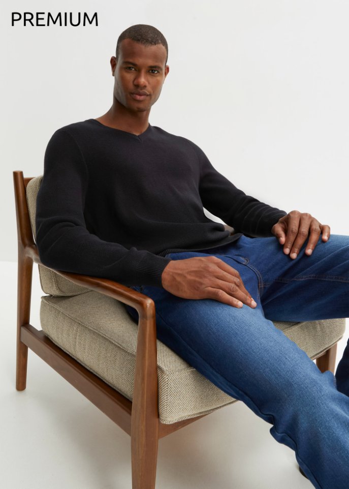 Essential Pullover mit V-Ausschnitt
