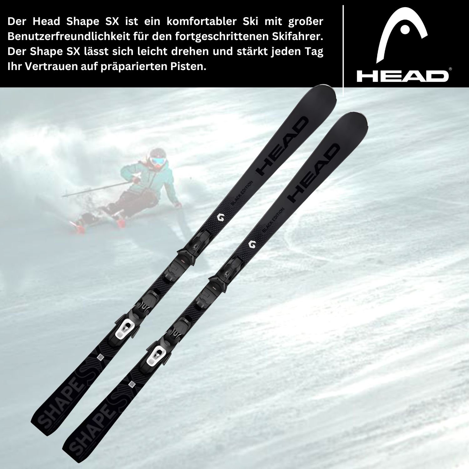 Head Ski, Ski Head Shape SX Edition 2024 + Bindung PR11 GW Z3-11 Alpinski