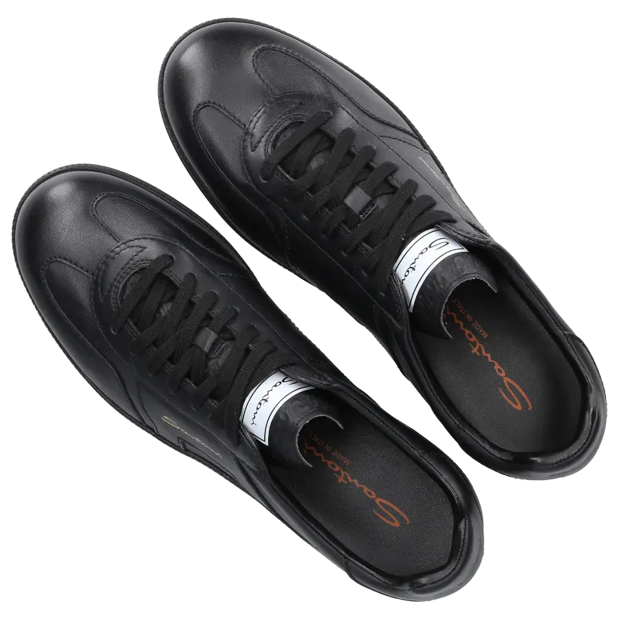 Santoni - Sneaker low 21975 Kalbsleder - schwarz
