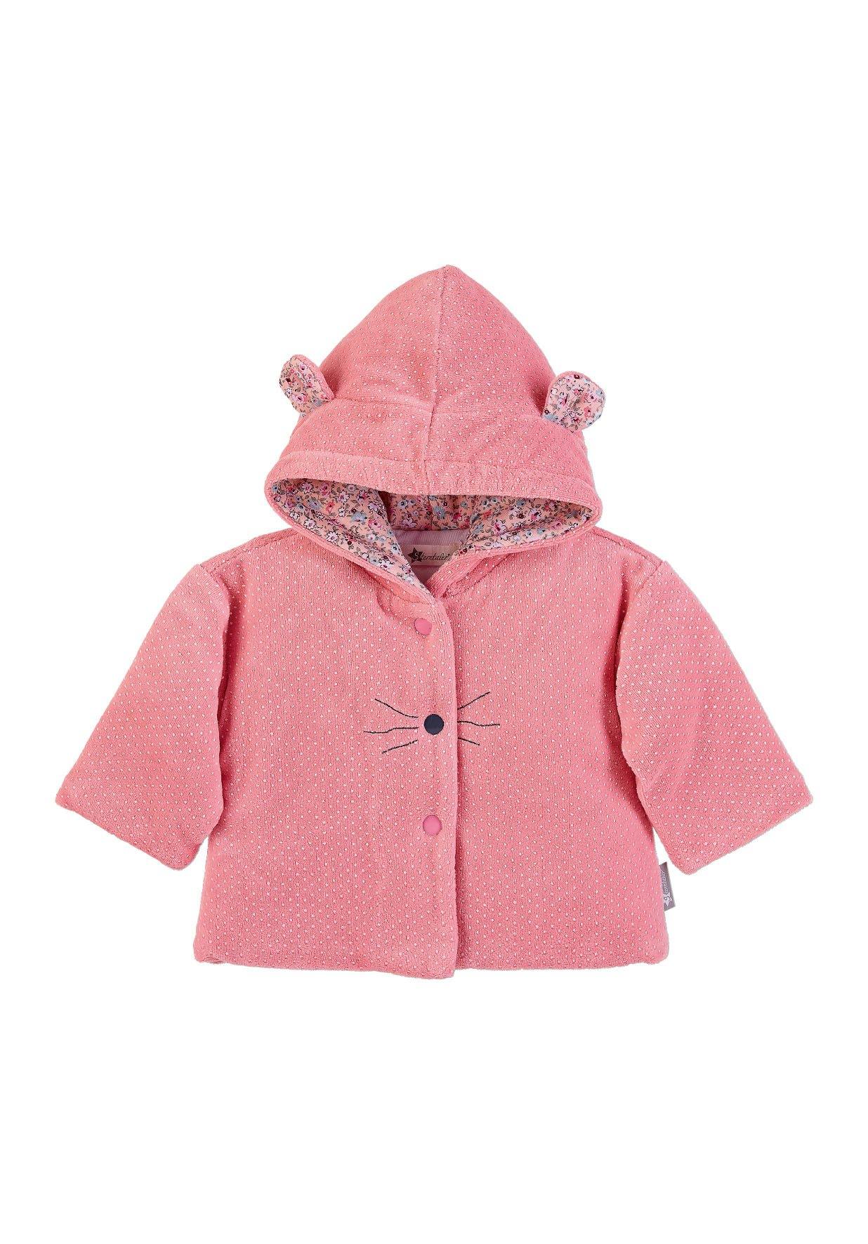 Kapuzen-Jacke Nicki Maus Mabel in Rosa, wattiert