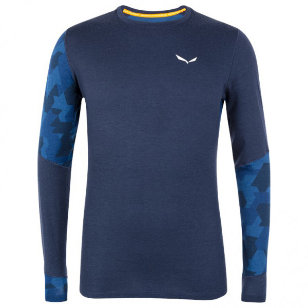 Salewa - Cristallo Warm AMR L/S Tee - Merinounterwäsche