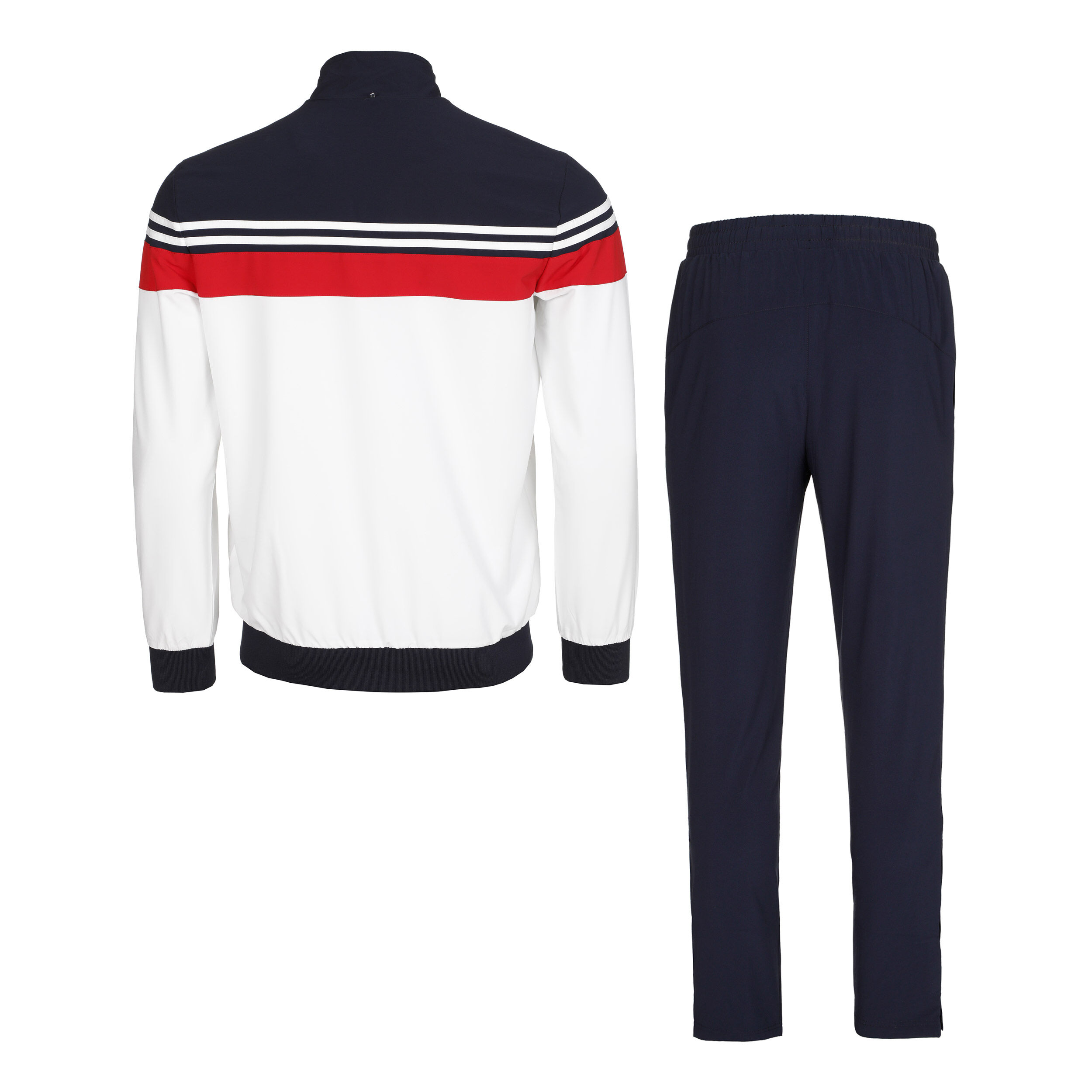 Bruno Trainingsanzug Herren - Weiß, Rot