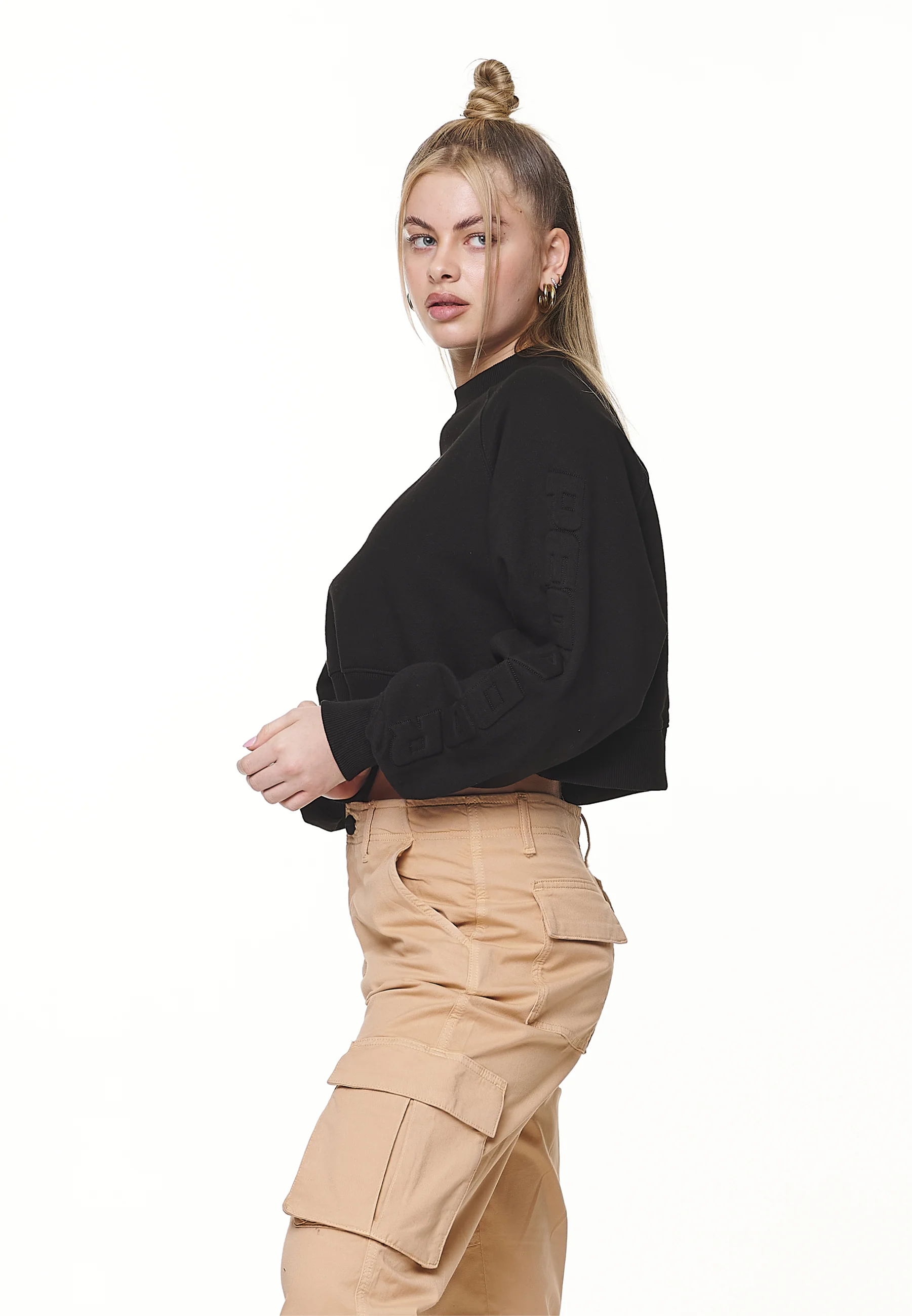 Sudadera con capucha KINTORE CROPPED OVERTamañoD RAGLAN