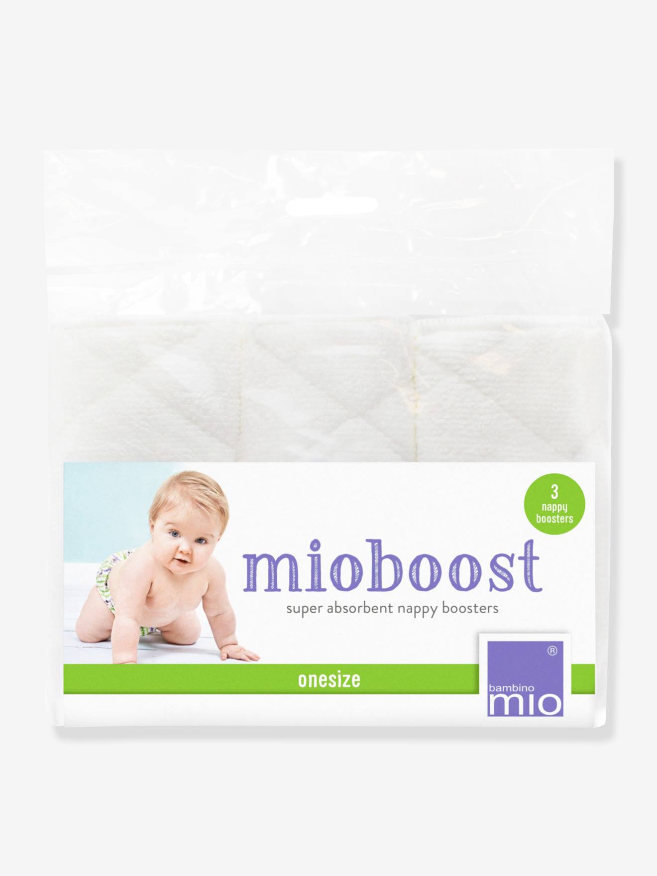 Mioboost, booster pour couches lavables (x3) BAMBINO MIO panier fruite