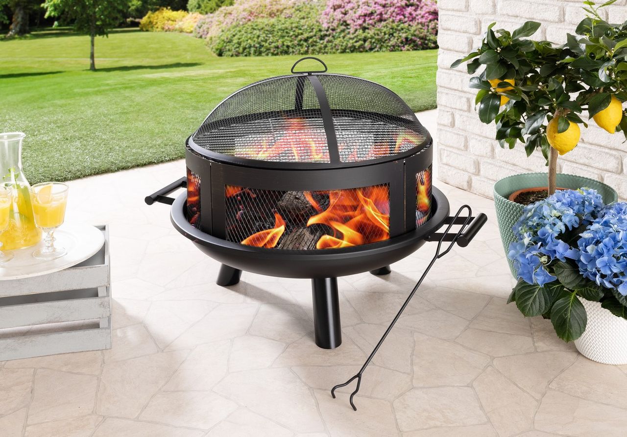 grillgourmet Grill-Feuerschale 2in1