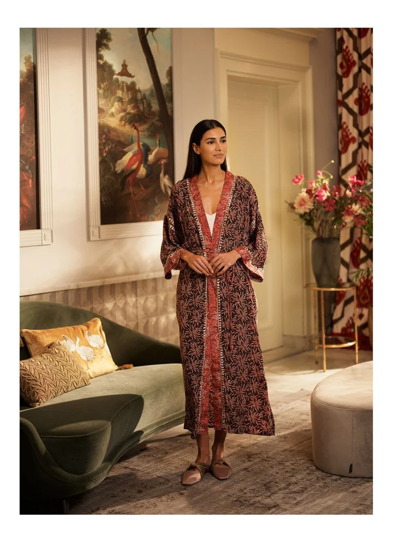 Rituals  Jaypur kimono met print