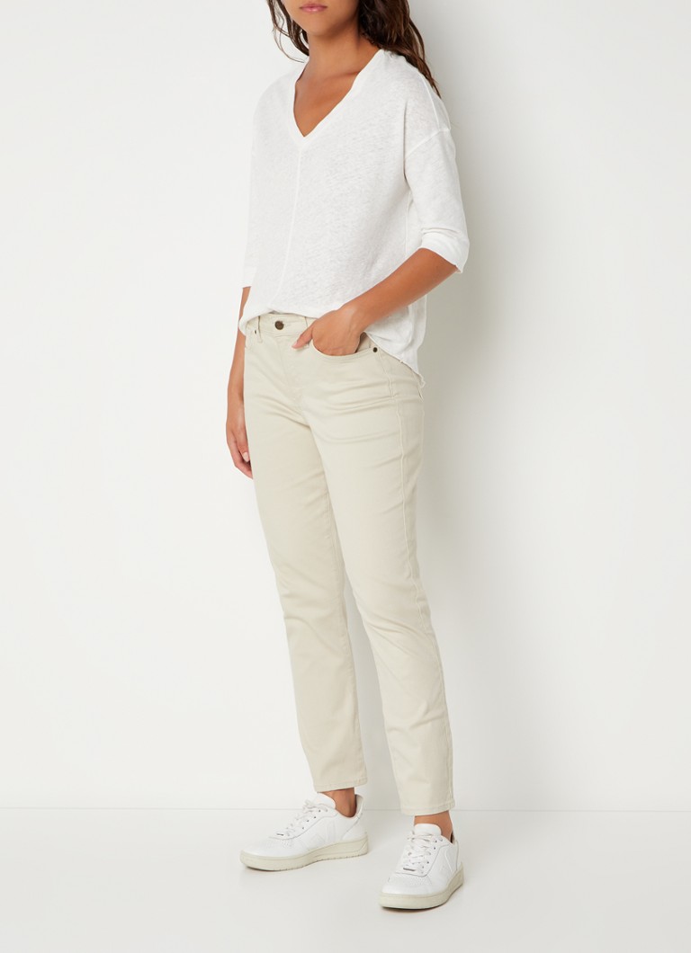 Jean skinny court taille haute NYDJ Alina en mélange de lyocell