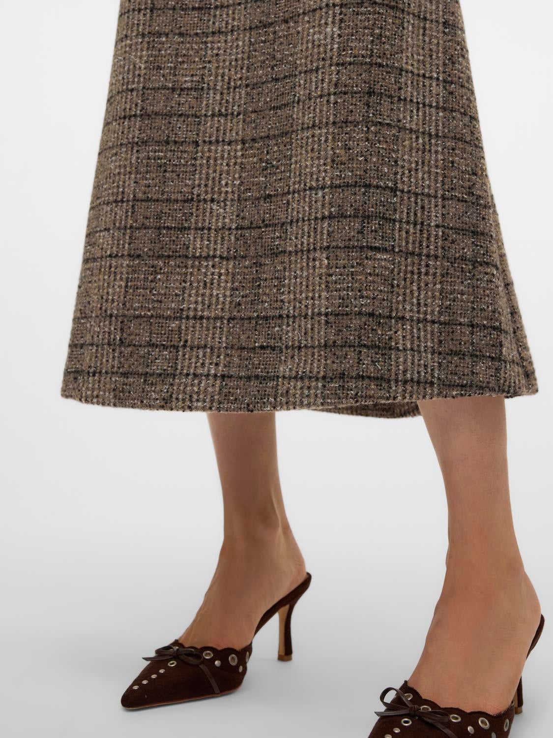 VMMARIN Hohe Taille Midirock