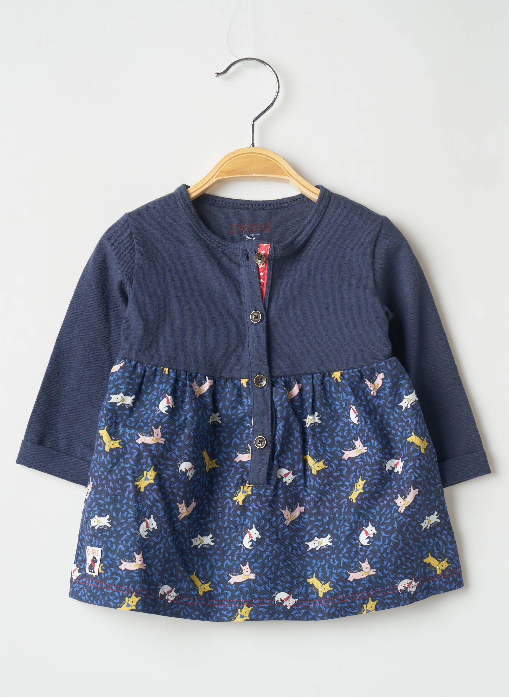 Chipie Robes Mi Longues Fille couleur bleu