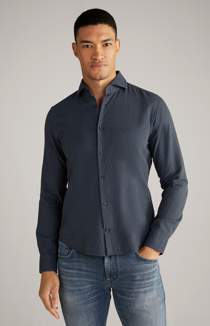 Hemd Pai in medium Dunkelblau meliert