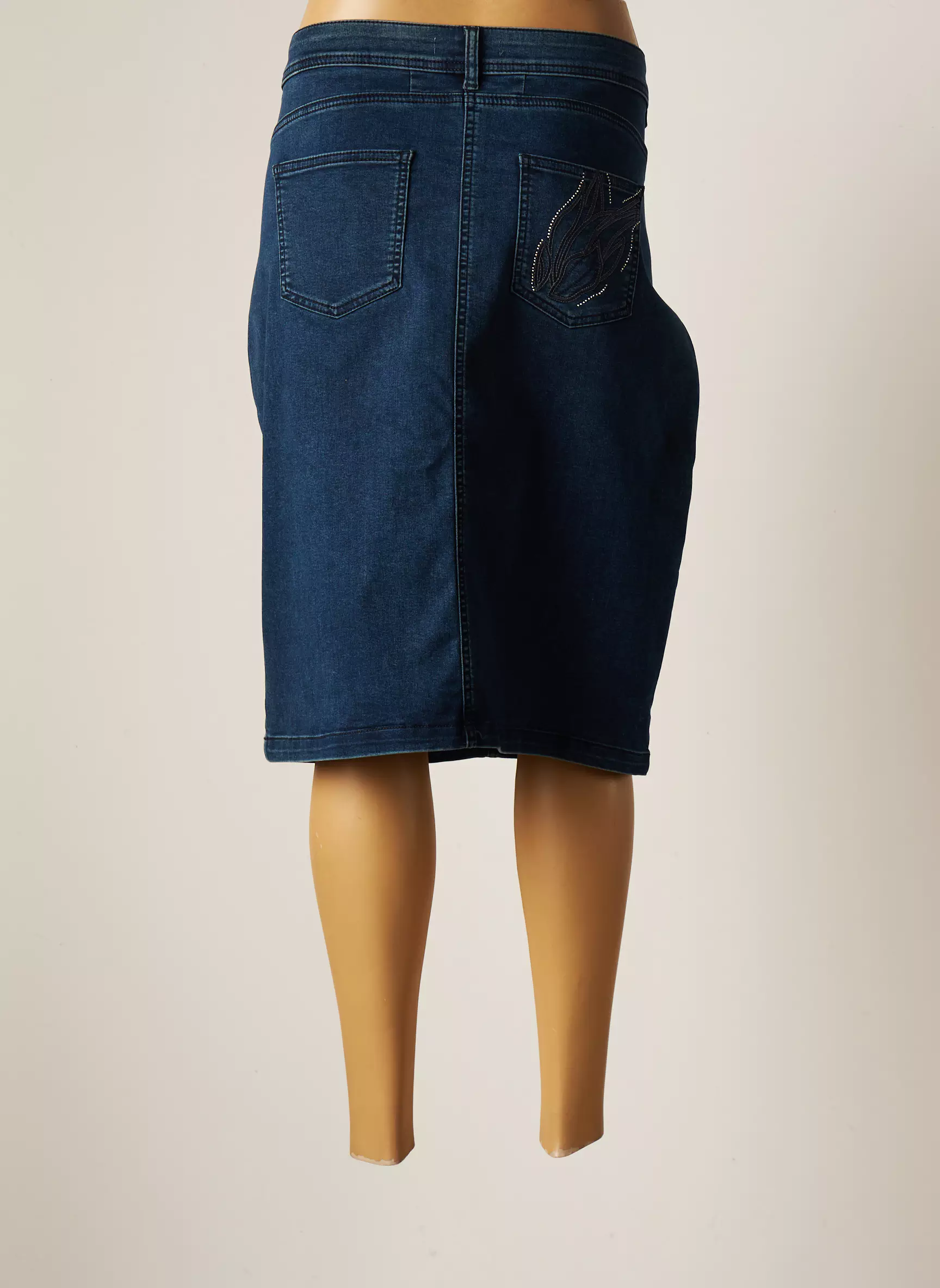 Gregory Pat Jupes Mi Longues Femme couleur bleu