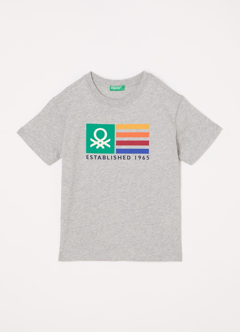 Tricou Benetton cu logo imprimat