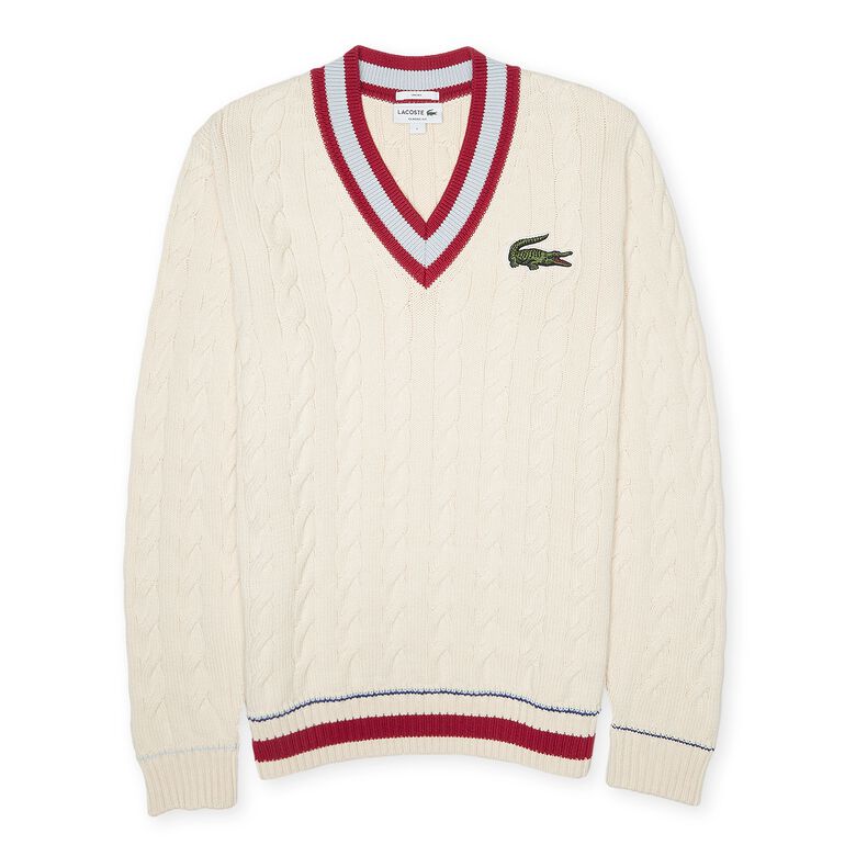 Lacoste Tricot bleu marine/vert