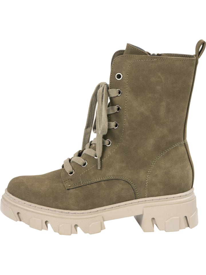 palado Schnürstiefel in khaki günstig kaufen 38