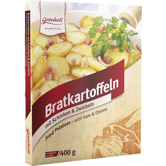 Grocholl Bratkartoffeln mit Schinken & Zwiebeln 400G