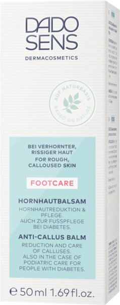 DADO SENS Spezialpflege FOOTCARE Hornhautbalsam Fußbalsam