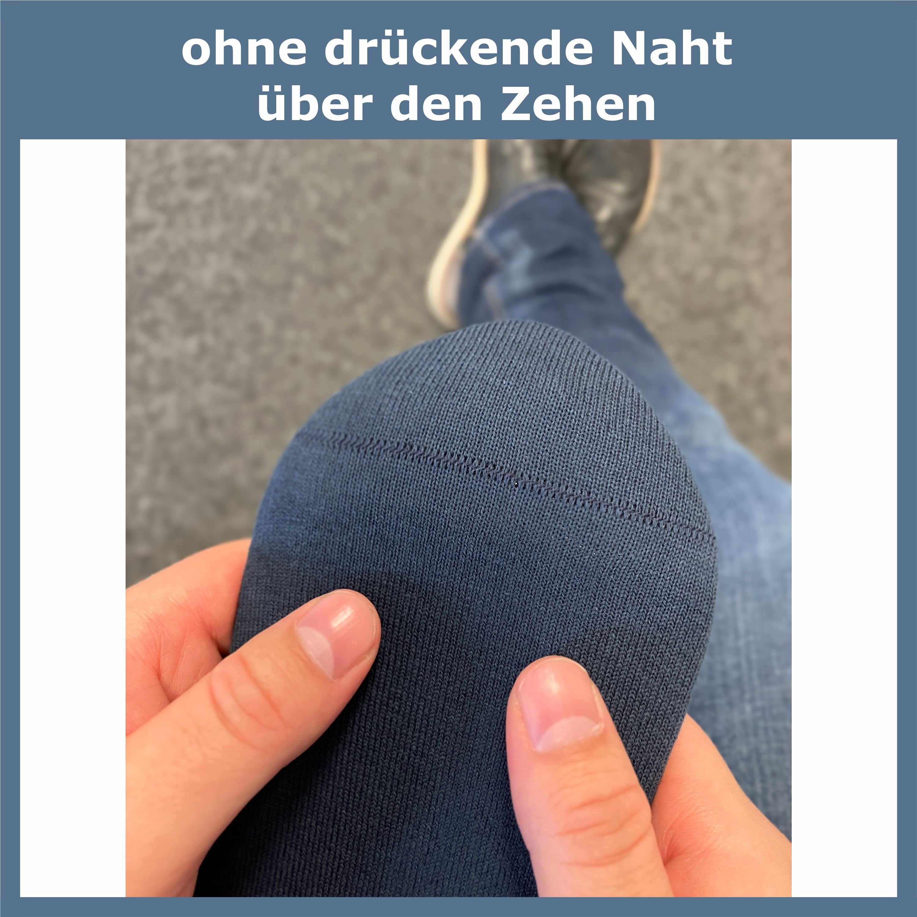 GAWILO Diabetikersocken für Damen, ohne Gummidruck & ohne drückende Naht - Business Socke (6 Paar) extra breiter Piquet-Strick am Komfortbund; in schwarz, grau & weitere