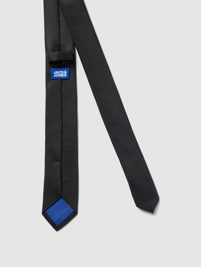 Krawatte mit Strukturmuster Modell 'JACCOLE' in schwarz