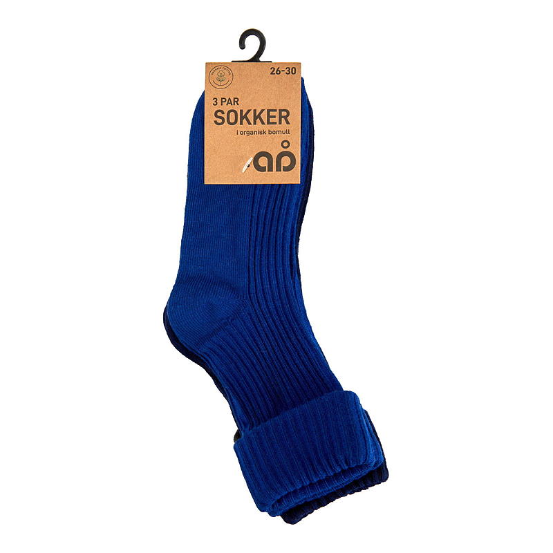 Aå Sokk 3-pk str 26-30