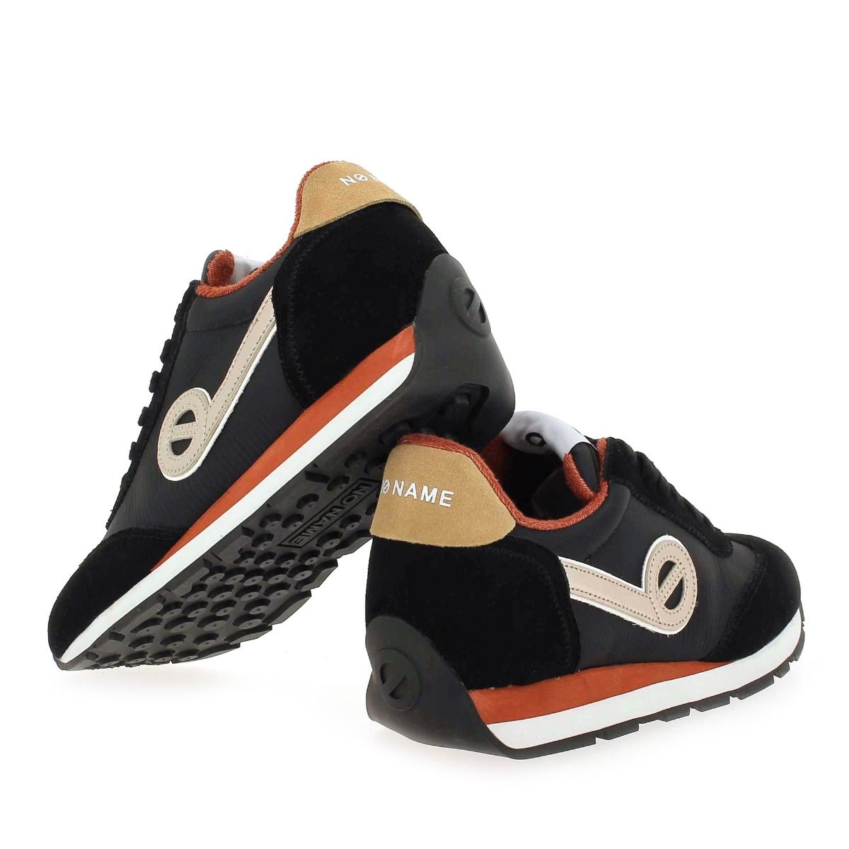 No Name  CITY RUN JOGGER SUEDE/CAMPER - noir